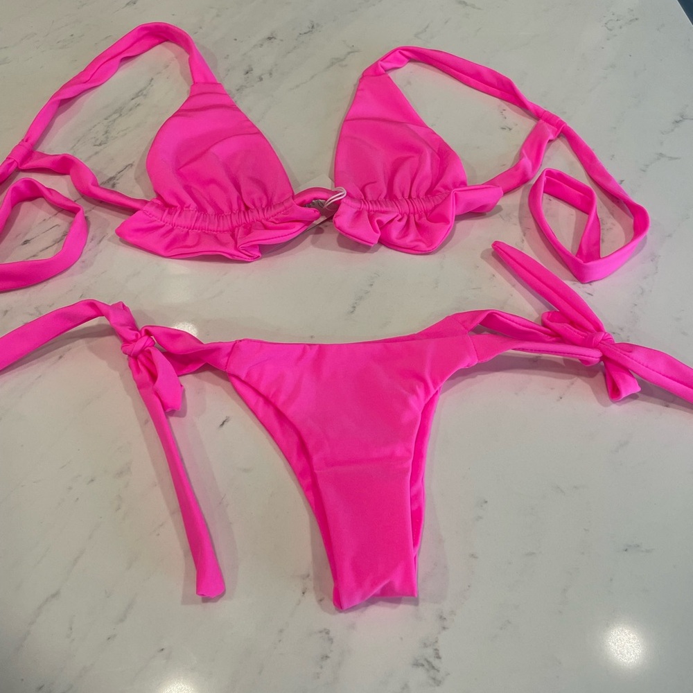 Vibrant Pink Bikini Set